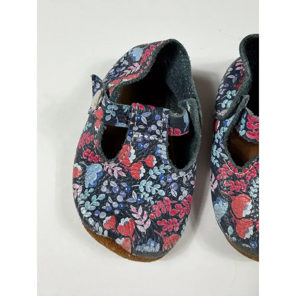 Mon Petit Handmade Shoes Liberty London Limited Edition T-Strap Leather size 5